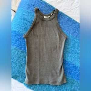Buck Mason Charcoal Sleeveless Top